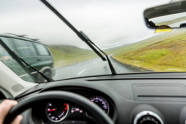 istock Rainy Foggy Driving Conditions 606676042