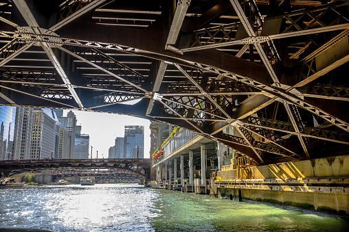 Crusing on Chicago River