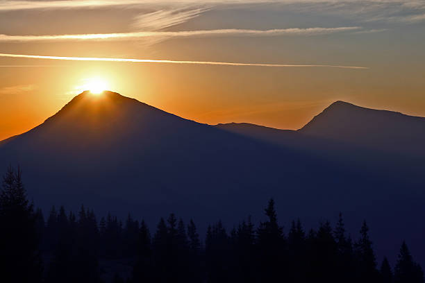 istock sunrise on top of a mountain 606692682