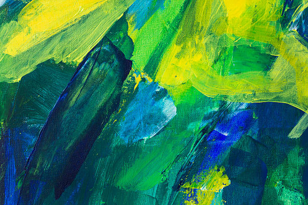 Detail of the Painting as a Background Detail of the Painting as a Background. acrylic painting photos stock pictures, royalty-free photos & images