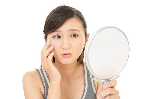 istock Woman with an uneasy look. 606704760