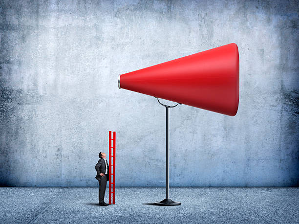 istock Businessman Looking For A Way To Communicate 606714636
