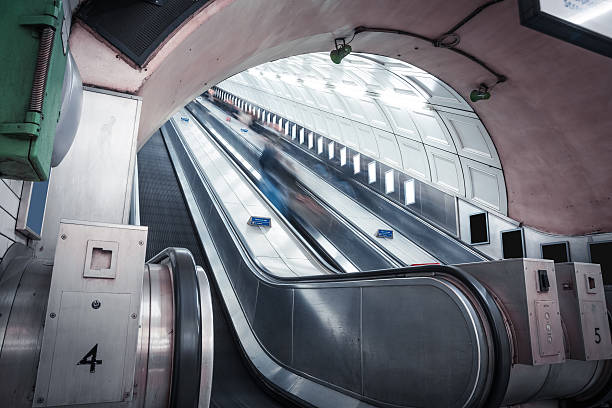 istock Escalator At Railroad Station 606759511