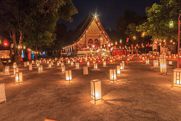 istock Laos Tradition runs steamer at Luang Prabang, Laos 607257854