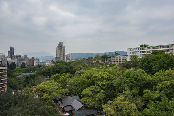 istock Hot Springs Village landscape in Taiwan 607259644