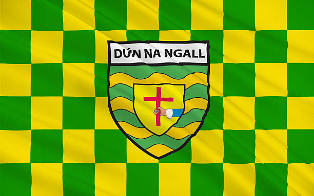 istock Flag of County Donegal is a county in Ireland 607265210