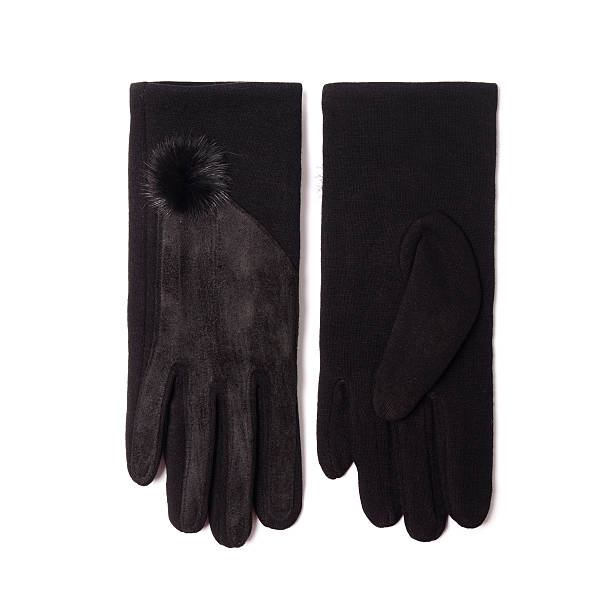 istock women's black gloves isolated on white 607265578