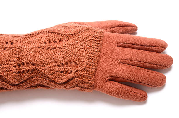 istock gloves orange color isolated on white 607265768