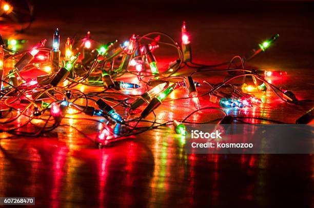 Christmas Lights Stockfoto und mehr Bilder von Lichterkette - Dekoration - Lichterkette - Dekoration, Innenaufnahme, LED-Leuchtmittel