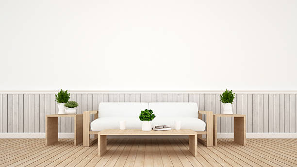 istock Coffee shop or living room - 3D Rendering 607271224