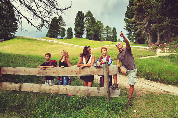 Adventures on the mountain: family together