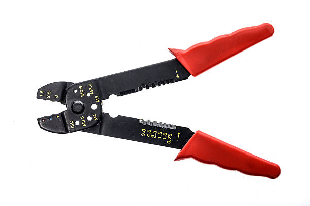 istock Old Precision Steel Wire and Cable Cutter Stripper Pliers 607278456