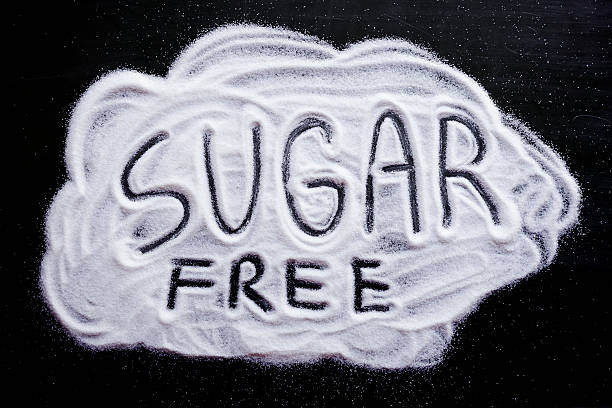 sugar free word - no sugar bildbanksfoton och bilder