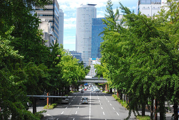 istock Road to Nagoya Station, Japan 607287632