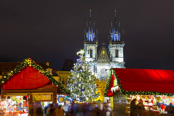 istock Cristmas Old Town square in Prague, Czech Republic 607288178