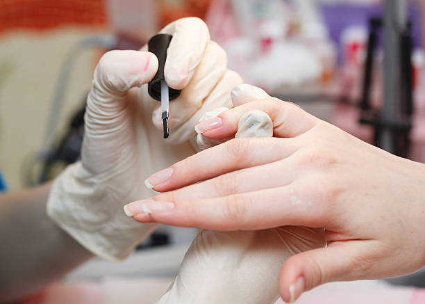 istock Manicure. Nail polishing. 607288368