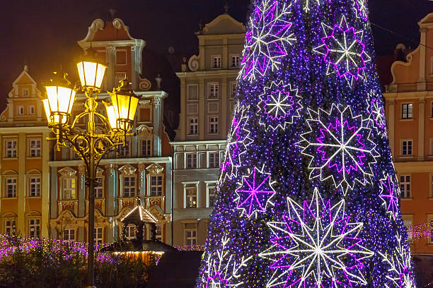 istock Market Square at christmas night, Wroclaw, Poland 607294006