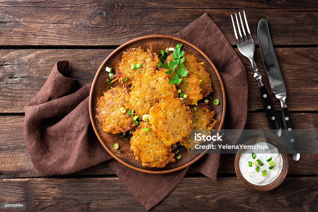 potato pancakes Potato Pancake Stock Photo