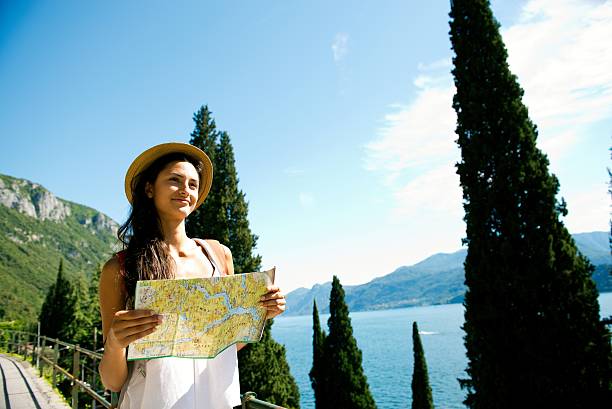 istock Female traveler 607459422