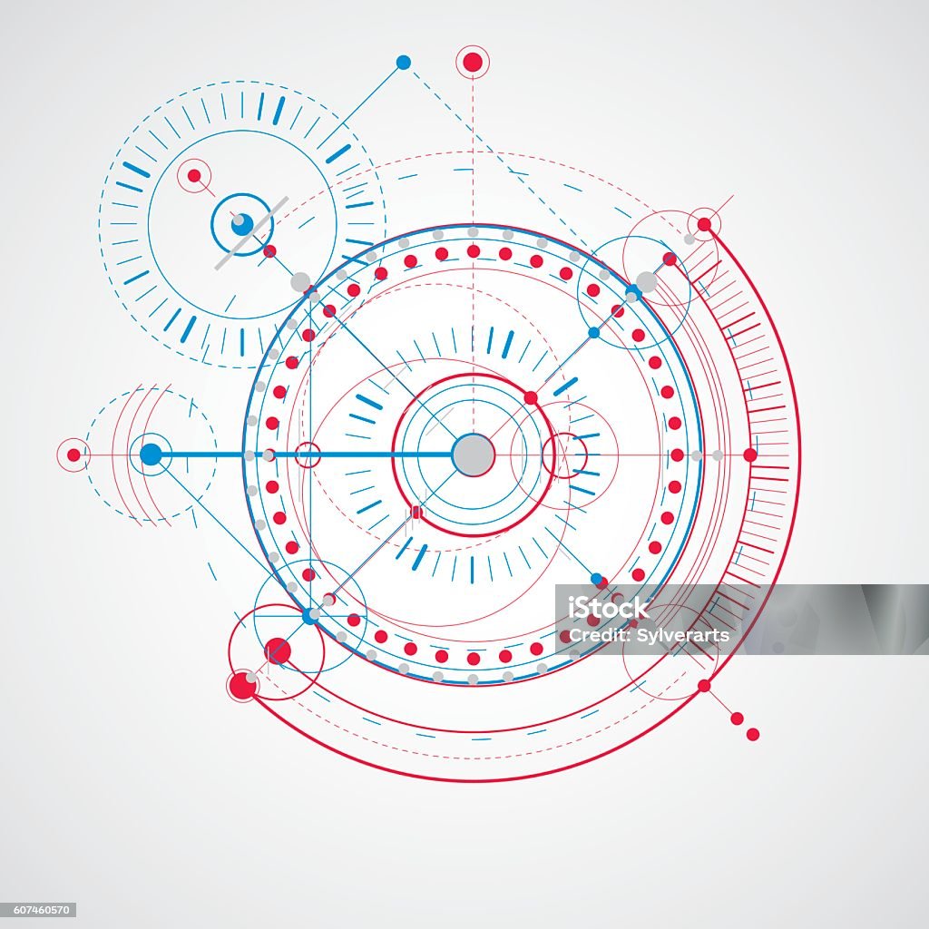 Ilustración de Técnica Dibujo Hecho A Través De Puntos Y Formas Geométricas Líneas Círculos y más Vectores Libres de Derechos de Ingeniería - iStock Ilustración de Técnica Dibujo Hecho A Través De Puntos Y Formas Geométricas Líneas Círculos y más Vectores Libres de Derechos de Ingeniería - iStock