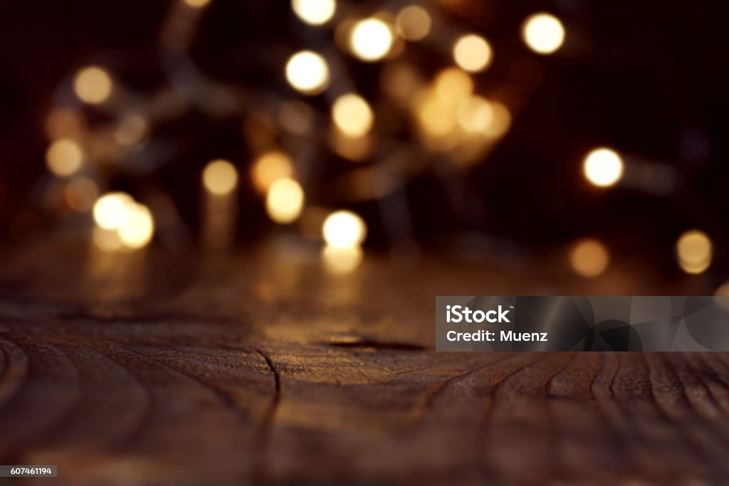 Eleganter Hintergrund für den Urlaub - Lizenzfrei Lichterkette - Dekoration Stock-Foto