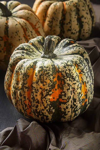 istock Halloween symbol. Ripe pumpkins from the farm 607473666