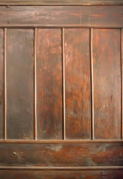 istock Grunge wood panels used as background 607473884