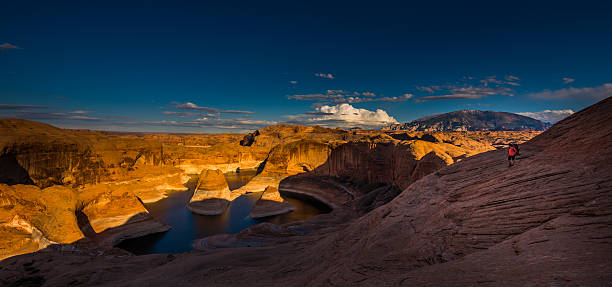 istock Hiking Reflection Canyon Lake Powell Utah 607476224