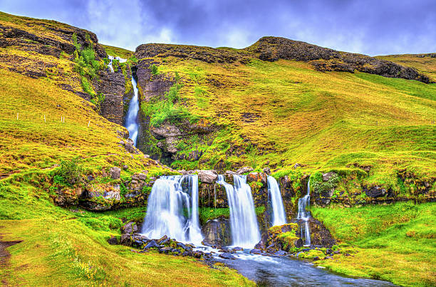 istock Gluggafoss or Merkjarfoss, a waterfall in southern Iceland 607478254
