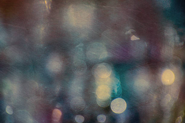 istock Artistic abstract circles light bokeh Wallpaper background 607478300