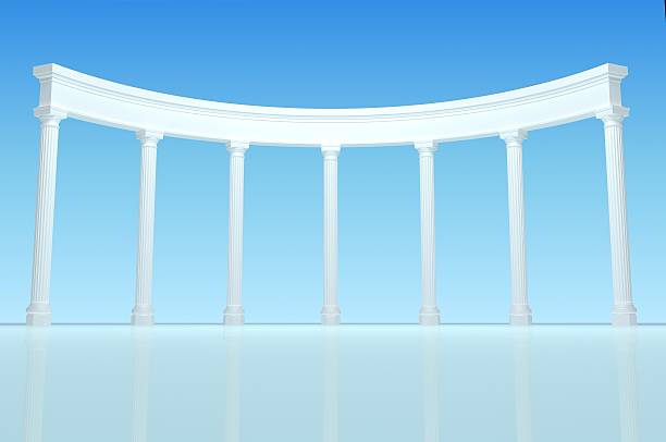 istock Illustration of the colonnade 607478310