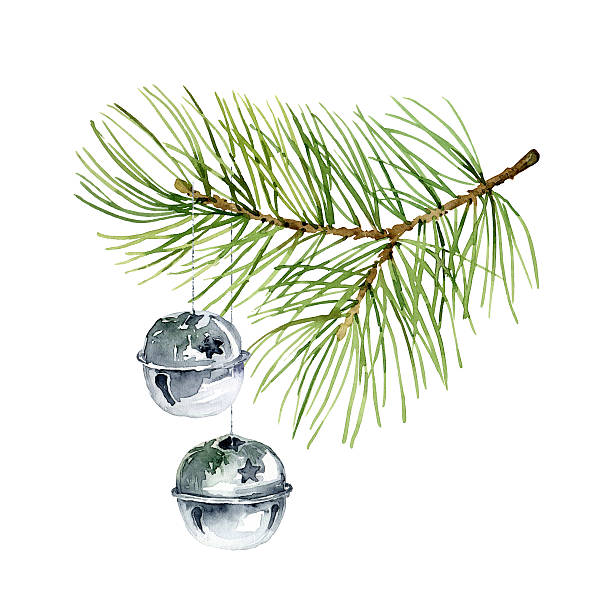 istock New Year composition of pine branches and balls 607479590
