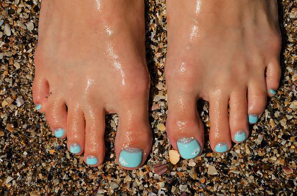 istock women beautiful pedicure 607484558