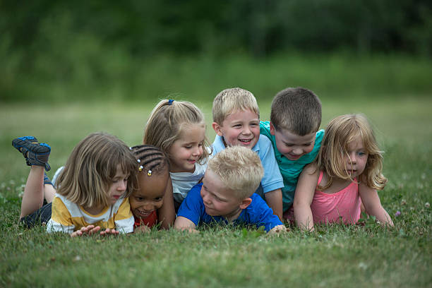istock Lying in the Grass at the Park 607486094