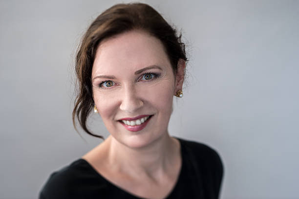 istock Portrait of charismatic lady, smiling 607489420