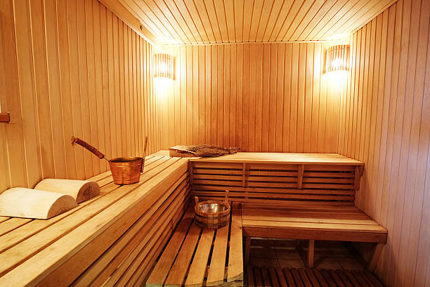 istock steam room in Russian bath 607491916
