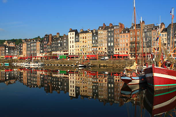 istock Old Honfleur Basin, France 607499646