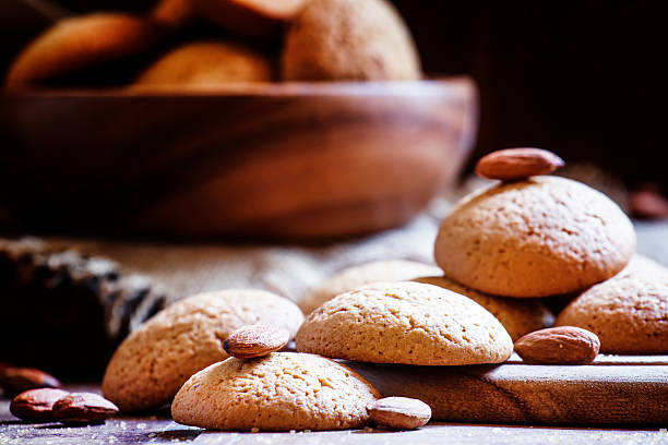 istock Homemade almond cookies 607500188