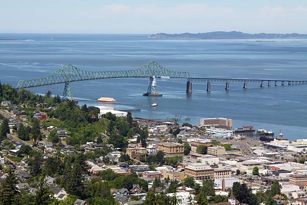 istock High Angled View Of Astoria Oregon 607500420