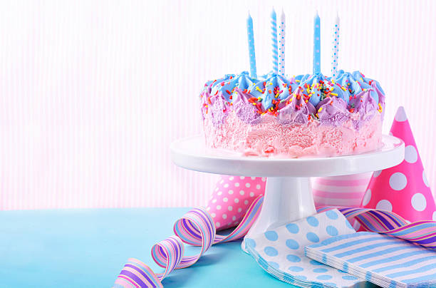 istock Ice Cream Birthday Cake 607503954