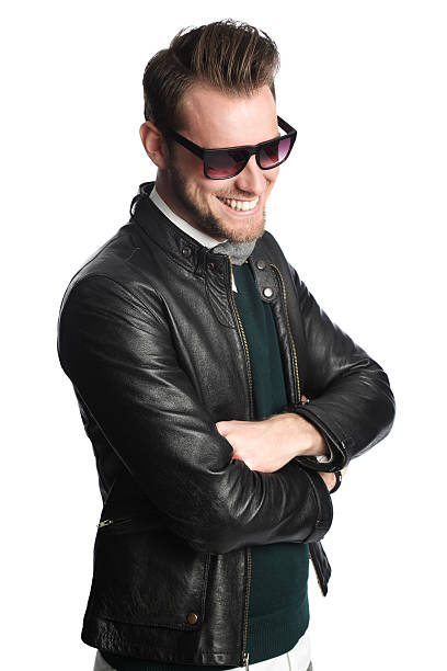 istock Fashionable man in glasses 607504766
