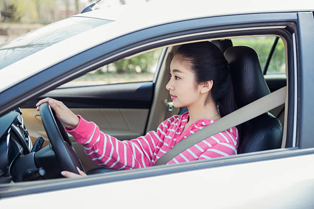 istock girl is a commercial driver 607506096