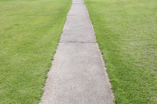 Pedestrian walkways in open parks