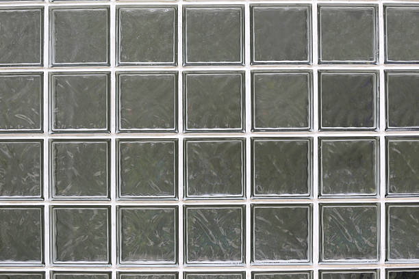 istock glass block of wall surface interior. 607506554