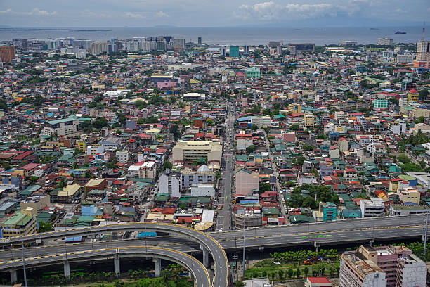 istock Metro Manila Philippines Skyline view 607587136