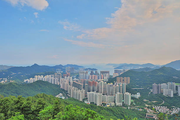 istock Tseung Kwan O from Razor Hill 607588128