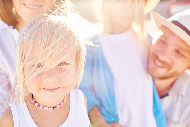 istock Cutie with blond hair 607589062
