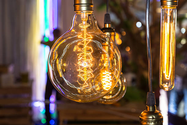 istock Led filament cob lamp 607599590