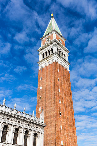 istock Close up on San Marco Campanile, bell tower, Venice, Italy 607601738