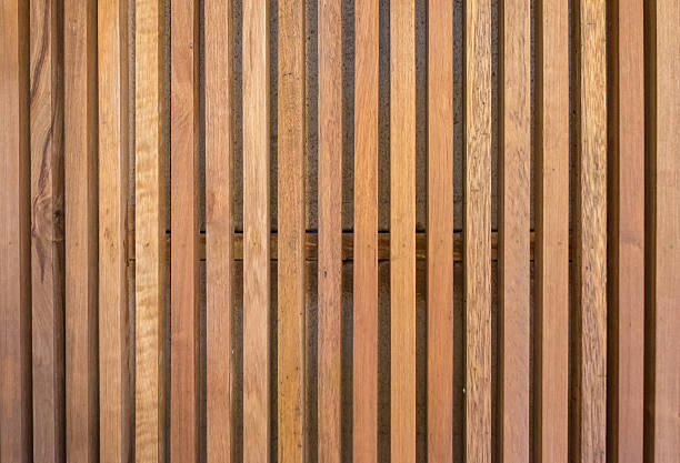 istock wooden vertical slats for background and texture 607603868